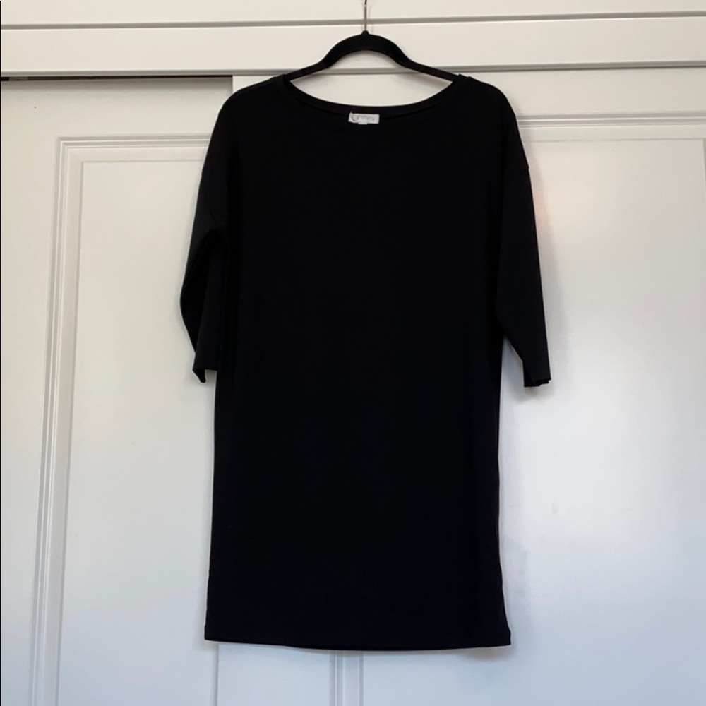 Leith black dolman tunic dress